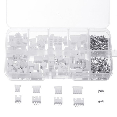 230 pcs Set - XH r-2.54mm Connectors - 2-3-4-5-pin Balancer Plugs and ...