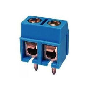 ARK 2-pin 5.08 mm Terminal Block Connector - for PCB Mounting - Blue ...