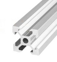 2020 Anodized Aluminum Profile - Silver White V-Groove - 1000mm