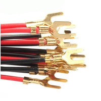 20 cm 2x Spade Connector Cable - for Building Simple Electrical Circuits