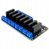 8-channel 2A OMRON G3MB-202P SSR Relay Module  Arduino - Low Level Trigger