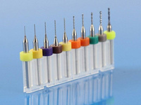 10 pcs 0.3-1.2 mm PCB Drill Bit Set - for Cleaning 3D Printer Nozzles - L009W