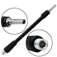 Flexible Screwdriver Extension - 13.2cm - 4mm Flexible Bit Extender