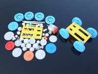 77 pcs Gear Construction Educational Kit - with Class 130 Motor - DIY