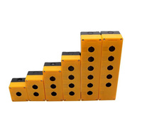 22mm Waterproof IP65 Push Button Switch Control Housing Box - BX Series Yellow