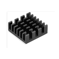 14x14x6mm Extruded Aluminum Heat Sink - Black - Cooling Radiator
