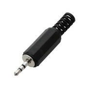 2.5mm 3-pin Jack Plug Stereo for Cable