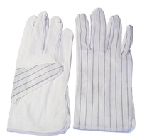 ESD Polyester Spotted Antistatic Gloves - Size S - Small