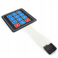 3x4 Self-Adhesive Membrane Keyboard Arduino