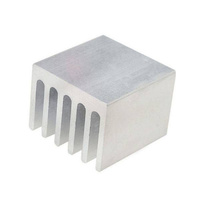 13x13x10mm Extruded Aluminum Heat Sink - Silver - Cooling Radiator