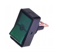 20A 12V ON-OFF Illuminated Rocker Switch ASW-11D, Green