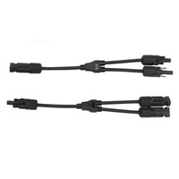3-way Y-type MC4 Solar Connector Splitter - for Photovoltaic Panels