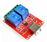 2-Channel 5V USB Controlled 10A / 230V Relay Module