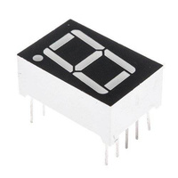 7-seg 0.56'' 1-Digit LED Display, Red, Common Anode