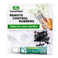 100pcs Remote Control Replacement Button 4x0.5mm Rubber Pads