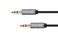 1m 3.5 Jack Stereo Male to Male Cable - Kruger&Matz Basic