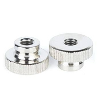 M10 Nickel Plated Knurled Nut - GB806