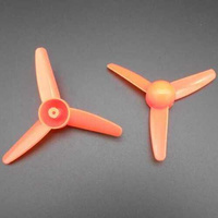 3-blade Air Propeller 80x2 mm - for DIY Models - Orange