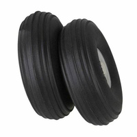 Model Wheel 2.50" Foam - 63mm - H23mm - Axle 3.1mm