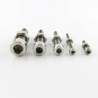 M5x20 Allen Key Screws with Nuts - Stainless Steel Bolt - 10 pcs