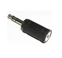 Mini Jack 3.5mm 3-pin Male to Jack 2.5mm Female Adapter