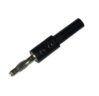 10A Banana 4mm Male to 2mm Female Adapter ADA 1056-BK, Black