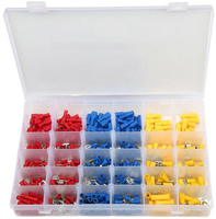 500pcs 6.3mm Spade & Ring Insulated Connector Box Set