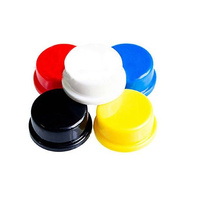 B3F 12x12x7.3 mm Tact Switch Cap - Blue - 10 pcs