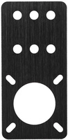 NEMA17 Flat Aluminum Mounting Bracket - Black
