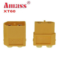 XT60-PB Connector - Plug + Straight Socket - Complete AMASS Connector