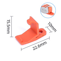 Mounting Bracket for Wago Electrical Cable Connector - Terminal Block Connector - 10 pcs