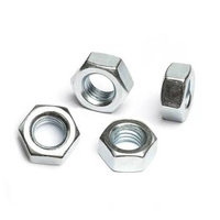 M4 Grade 4.8 Galvanized Hexagonal Nuts - 100 pcs