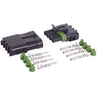 WeatherPack Sealed Waterproof Connector Set - Plug + Socket