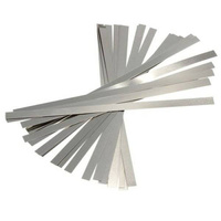 10x4x0.1mm Ni-Steel Strip Tape for Batteries Soldering or Spot Welding - 10 pcs