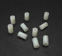 10 pcs M3x10 Distance Sleeve Post Standoff Spacer Polyamide Column