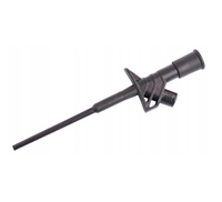 10A CAT III 1000V Testing Probe Gripper, Flex. 4mm Socket CH169-BK, Black