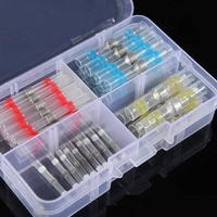 50 pcs Set of Quick Wire Connector with Tin - Heat Shrinking Tubes with Solder