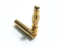 3.0 mm GOLD Banana Connectors - Male + Female