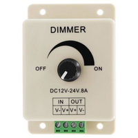 12-24V 8A DC PWM Voltage Controller - LED Strip Dimmer