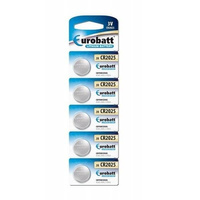 CR2025 - 5 pcs 3V Lithium Battery - BP5 Eurobatt