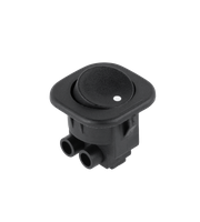 6A 250V Rocker Switch RS-101-7C, Black