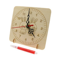 Children's Clock - Wooden DIY Educational Toy for Children