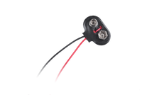 9V - 6F22 - R9 Battery T-shape Connector - with 15 cm Cable