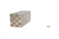 10x10x1 mm Cuboidal 3M Self-Adhesive N38 Neodymium Magnet