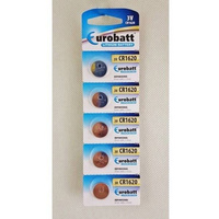 CR1620 - 5 pcs 3V Lithium Battery - BP5 Eurobatt