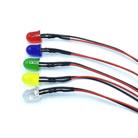 10mm Prewired LED Signal Lamp with 20cm Cable - 12-18VDC