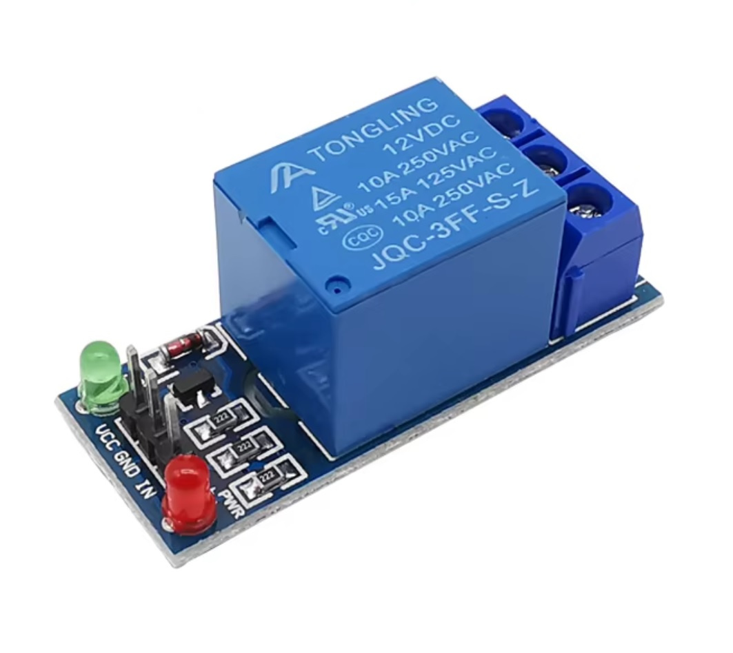1-Channel 12V 10A/250V AC Relay Module - Optoisolation - Low Level ...