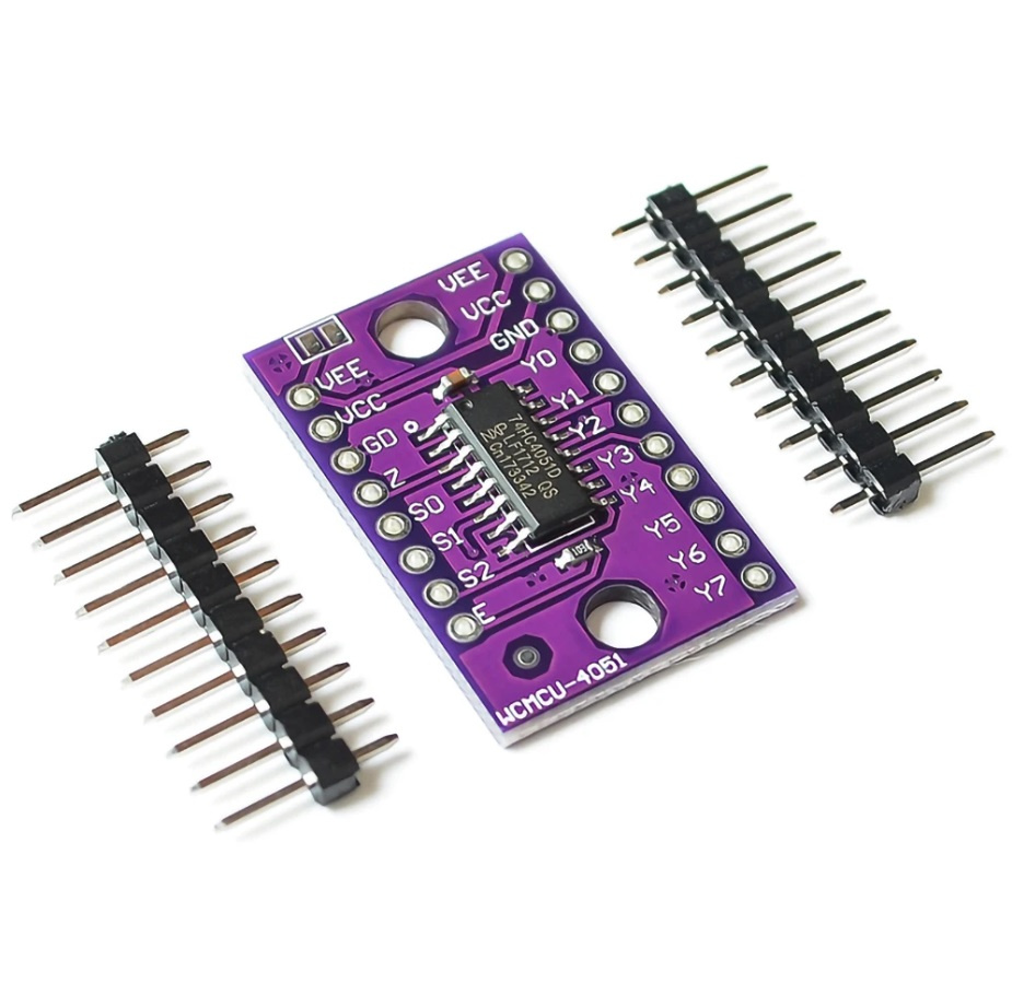 74HC4051 8 Channel Mux Analog Multiplexer Module | Arduino, DIY ...