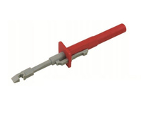 1000V 10A CAT III Testing Gripper Probe with Needle, 4mm Banana Socket CH163-R, Red