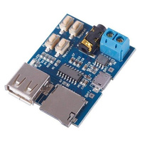 MP3 Player Module with 2W Amplifier, TF Card & U disk Reader and USB - Arduino